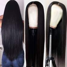 200% 4x4 Human Hair Wig Long Straight Wig 4x4 Lace Front Human Hair Wig For Women Pre Plucked Natural Hairline With Baby Hair