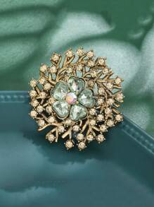 1 件复古优雅花环和十字架设计胸针，精致时尚配饰，适合女士服装、外套、夹克 - 适合作为礼物礼服配饰别针用于衣服包饰背包用于学校办公室配饰衬衫珠宝万圣节衣服别针有趣可爱的教师礼物服装配饰包饰 - 彩色 - 查看 9