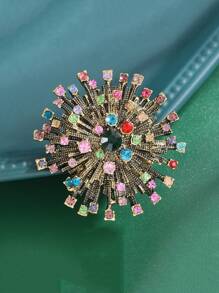 1 件复古优雅花环和十字架设计胸针，精致时尚配饰，适合女士服装、外套、夹克 - 适合作为礼物礼服配饰别针用于衣服包饰背包用于学校办公室配饰衬衫珠宝万圣节衣服别针有趣可爱的教师礼物服装配饰包饰 - 彩色 - 查看 8