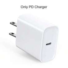 30W 快充套装：USB-C 墙充 + 100cm USB-C 转 Type-C 数据线，兼容 17/16/15 Pro Max Plus、iPad 等设备。手机充电器，高输出功率。 - 美規A型插(110-127V) - 查看 10