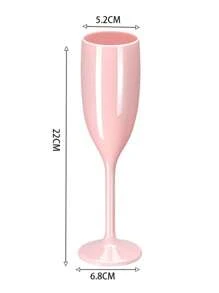4/6/12 件 170 毫升优雅多色香槟杯，适合与朋友聚会、婚礼、宴会、节日、生日派对、送给父母、配偶、朋友和爱人的情人节礼物，可重复使用的塑料高脚杯，派对、生日装饰，适用于户外、露营 - 彩色 - 查看 21