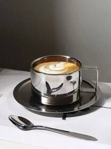 3个装不锈钢咖啡杯，米兰咖啡杯，双层隔热保温杯，适合户外休闲 - 彩色 - 查看 10