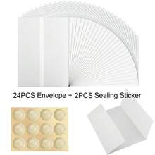 Sobres de papel vitela pre-plegados para invitaciones de 5x7 pulgadas, envolturas de papel vitela para invitaciones de bodas, forros de sobre de papel transparente para invitaciones de bodas y tarjetas de cumpleaños - Multicolor - Ver 15