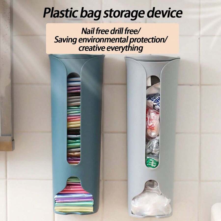 1PCKitchen Garbage Bag Storage Box Convenient For Home Wall Mounted Underwear Storage Box, Sock Organizing Box, Underwear Storage Box - Multicolor - View 1