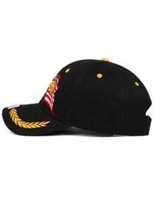 1Pc Thêu Mũ Bóng Chày Đại Bàng Hoa Kỳ Phong Cách, Đa Năng, Mũ Chống Nắng Du Lịch Ngoài Trời Mùa Xuân Hè, Mũ Bóng Chày Thể Thao Giải Trí - Nhiều màu - Xem 4