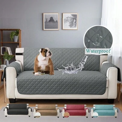 Sofa Slipcover Waterproof Recliner Armchairs Loveseat Sofa Couch Slipcovers 1 Seater 2 Seater 3 Seater 4 Seater Sofa Cover For Living Room Pets Protector Washable Sofa Protector With Elastic Strap