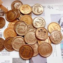 Personalized Wedding Wax Seal Stamp With 2 Initials ,Custom Wedding Sealing Wax Brass Stamp Invitation Halloween And Christmas Seal Stamp.Initials Wax Seal - Custom S007 - View 8