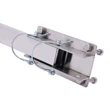 Futchoy Slipwheels Ruedas de cola Ruedas de transporte para embarcación neumática Acero inoxidable Aluminio Azul