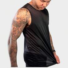 Kit 02 Dry Fit Men's Sports Tank Top Fitness Quick Dry Gym Training Breathable - 紫紅色 - 查看 6