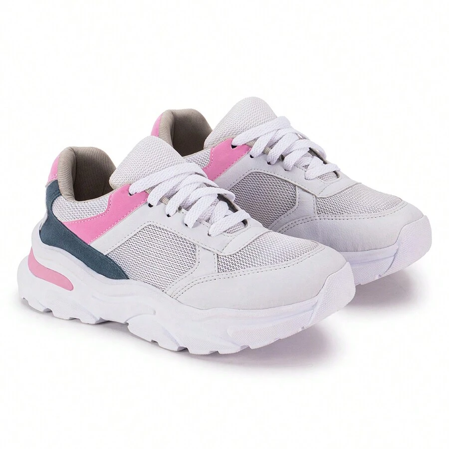 Women's Casual And Sports Gym Sneakers - 白色 - 查看 1