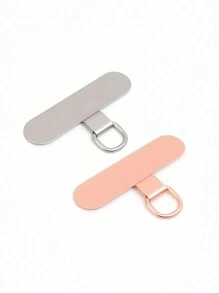 304#不銹鋼手機夾手機墊手機掛繩手機殼充電口固定墊 - 彩色 - 查看 16