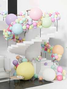1~200 pièces Ballons pastel de 5/18/36 pouces, couleurs arc-en-ciel du printemps, petits ballons macaron de couleurs assorties, ballons en latex en vrac pour anniversaire, mariage, fiançailles, anniversaire, arche, fête