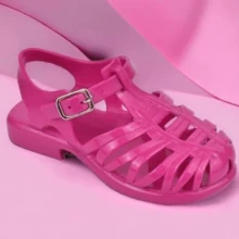 Casual Girls' Sandals For Everyday Blogger - 玫紅色 - 查看 1