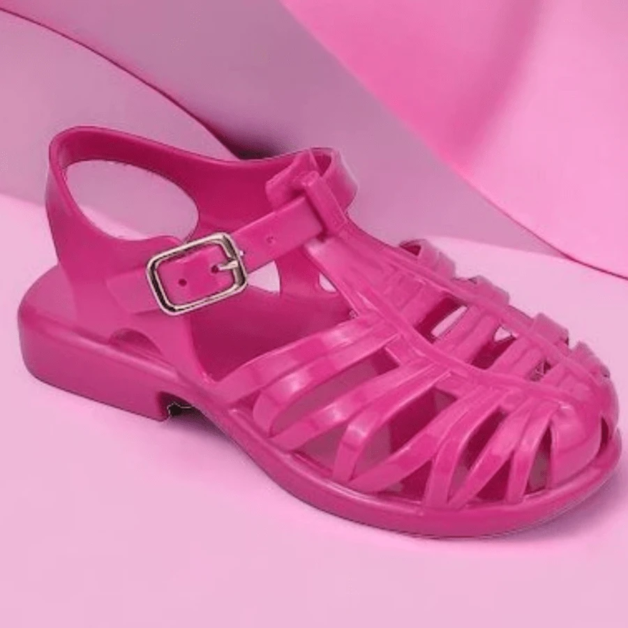 Casual Girls' Sandals For Everyday Blogger - 玫紅色 - 查看 1