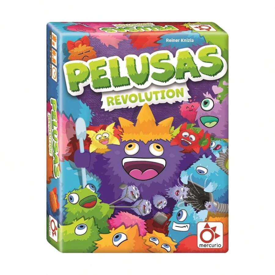 Juego Pelusas Revolution. Nueva versión de nuestras pelusas. 9,5x12,5x2,5 xm ✅ Entrega 24/48h a España (península) - Juegos de Mesa de Cartas - Juegos de Mesa Divertidos - Juegos de Mesa en Familia - Juegos de Mesa para Niños - Mercurio - Ref. M0021 - Multicolor - Ver 1