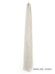 Micro Braids Hair Extensions Long Micro 3X Pre-Looped Synthetic Zizi Braids  24 Inch 100g/Pack Color Thin Small Box Braid Crochet Twisted Hair Synthetic Kanekalon Braiding Hair Extension