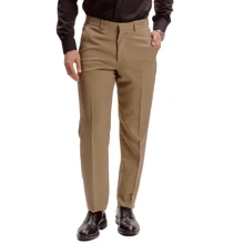 Innovatore Premium Khaki Tailored Trousers - Khaki - View 1