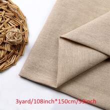 1 件纯色亚麻布，工艺衬里布，DIY 拼布，59 英寸宽，36/108/180 英寸长（300gsm） - 多色 - 查看 11