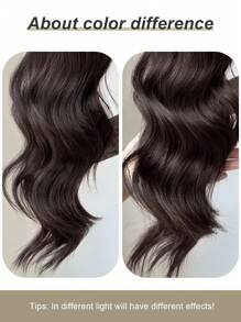 24 Inch Brown Wavy Thermoplastic Synthetic Ponytail Hair Clip, For Daily Use - Brown - View 7