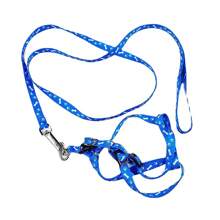 1pc 110cm Long Polyester Printed Material Dog/Cat Leash, Suitable For Various Small Dogs & Cats, Pet Supplies Accessory