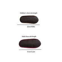 1 件装天鹅绒鞋套，适合室内使用和电脑室，可反复清洗，厚防滑鞋底和耐磨脚套，鞋靴配件 - 彩色 - 查看 7