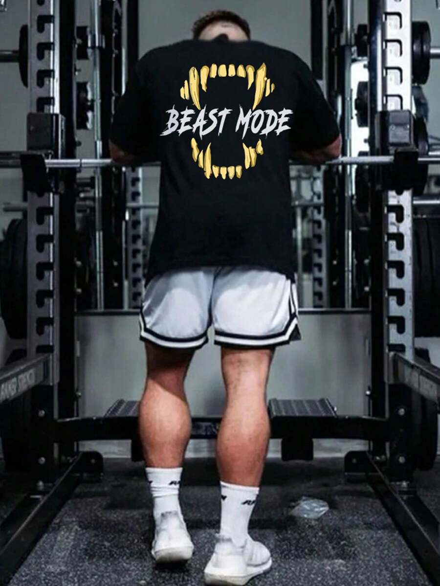 Besat Mode Oversized Maromba Gym Training Premium T-Shirt - màu đen - Xem 1