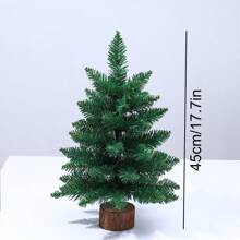 1pc Christmas Mini Small Pointed Christmas Tree Window Tabletop Ornaments Decorations (If Branches Fall Off During Transportation, Please Insert Them Back In; This Will Not Affect Product Quality.) - Multicolor - View 6