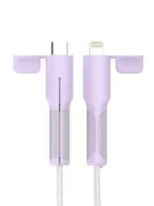 1pc Compatible With Apple 18W/20W Charger Shell, Data Cable Protector Case, Silicone Anti-Bending Original Charging Cover For Android And Apple Charger Protector - Multicolor - View 18