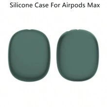 Apple Slime Silicone Protective Case Compatible With Airpods Max - Soft Silicone Cover, Waterproof, Dustproof, Fingerprint-Proof, Scratch-Resistant 360° Full Protection, Silicone Ear Cup Cover, Silicone Headband Cover, Silicone Headband Pad, Silicone Carrying Case, Flexible Silicone Material For Comfort, Durability And Easy Cleaning, Multiple Colors Available, Great Gift