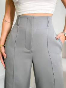 Calça Feminina Alfaitaria Pantalona Estilosa Tendencia Calça Feminina