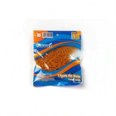 koovi group LIGAS DE HULE #10 KOOVI BOLSA C/80 G - Elasticidad y Resistencia