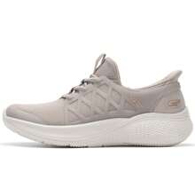 Skechers BOB'S SPORT 女款系带休闲运动鞋，学生运动训练及户外穿着，低帮耐穿透气休闲鞋，轻便舒适，适合日常步行。建议选购小一码。117507-TPE - 灰褐色 - 查看 9