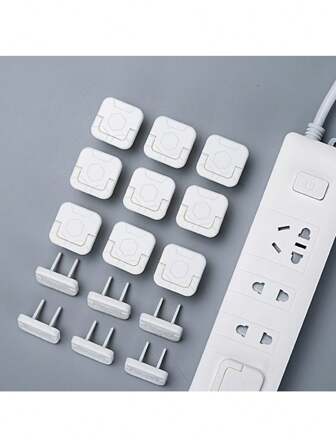 10pcs Children Safety Electrical Outlet Covers - Protect Your Family From Electric Shock!