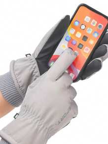 1 paar warme touchscreen-handschoenen, geschikt voor 12-16-jarigen en 18-24-jarigen, voor mannen en vrouwen, geschikt voor skiën, wandelen en hardlopen bij koud weer, winterhandschoenen voor sneeuwscooters, geschikt voor koud weer
