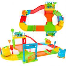 Baby Animal Racing Car Track Children's Toy With 2 Cars - Nhiều màu - Xem 1