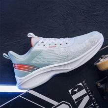 Men's New Breathable Mesh Deodorizing Athletic Sneakers, Casual Soft Sole Running Shoes