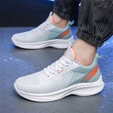 Men's New Breathable Mesh Deodorizing Athletic Sneakers, Casual Soft Sole Running Shoes