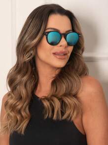 MELINDA MODA Elegant Women's Fashion Glasses Perfect Gift For Friends For Daily Wear - Ánh sáng xanh trắng trong suốt - Xem 2
