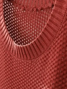 Solid Round Neck Sleeveless Vest, Spring And Autumn Casual Sleeveless Vest, Women's Clothing - 橘色 - 查看 8