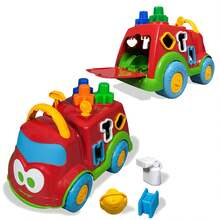 Educational Toy Car With Building Blocks Firefighter - Đỏ - Xem 8