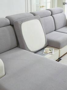 1PC Jacquard Velvet Sofa Cushion Cover Living Room Elastic Sofa Cover Pet Anti-Dirty Removable Sofa Protective Cover Home Decoration Cushion Cover - Light Grey - View 6