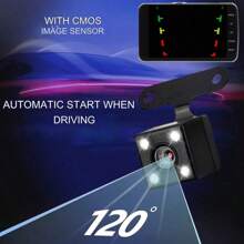 Cámara de salpicadero Full HD 1080P 170° con pantalla táctil de 4.0 pulgadas, cámara de salpicadero delantera y trasera con función de visión nocturna, cámara de coche de salpicadero con sensor de gravedad, grabación en bucle, detección de movimiento, monitoreo de estacionamiento, opción de tarjeta TF de 32G - Negro - Ver 7