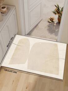 1 szt. aksamitny dywanik do salonu i sypialni, dekoracyjny dywan z łabędziem na sofę, stolik kawowy, przedpokój, kuchnię i drzwi wejściowe.