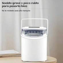 Maquina Para Hacer Hielos 18 Kg Al Día Portátil Color Blanco - Tipo de Enchufe A USA (110-127V) - Ver 6
