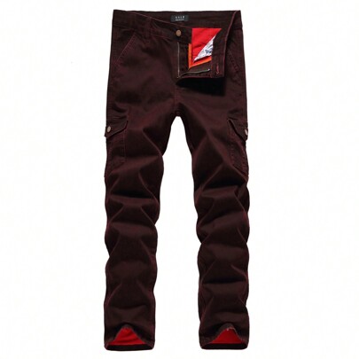 Men's Casual Straight Leg Slim Fit Denim Biker Jeans
