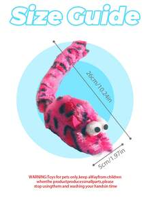 1 只长尾巴毛绒小老鼠猫玩具，猫玩具，尾巴发出沙沙声，互动有趣，自娱自乐猫玩具，仅供宠物使用 - 查看 2