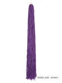 Micro Braids Hair Extensions Long Micro 3X Pre-Looped Synthetic Zizi Braids  24 Inch 100g/Pack Color Thin Small Box Braid Crochet Twisted Hair Synthetic Kanekalon Braiding Hair Extension