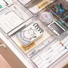 Multipurpose Modular Organizer For Makeup Cutlery Holder 5 Units - 無色 - 查看 6