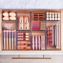 Multipurpose Modular Organizer For Makeup Cutlery Holder 5 Units - 無色 - 查看 9