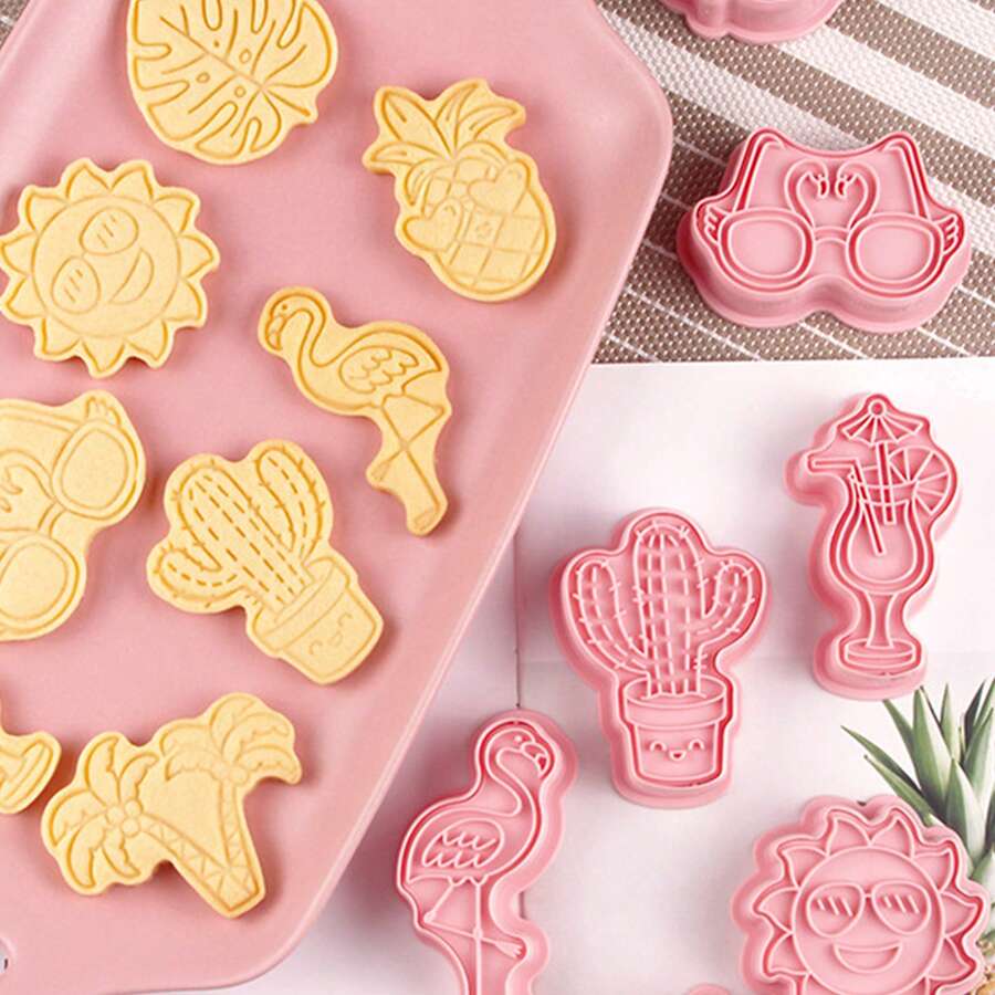 Crown Cookie Cutter8 Pieces Plastic Prince King Queen Princess Cutters